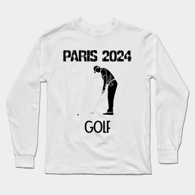 Paris 2024 Long Sleeve T-Shirt by Womens Art Store